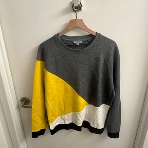 Cos multicolor crew neck sweatshirt